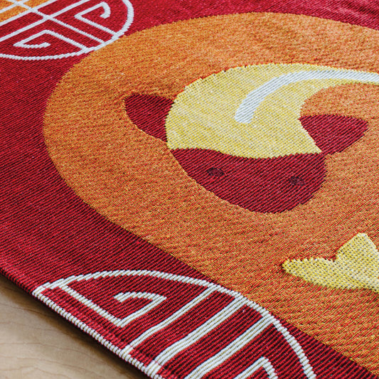 U7242 Chinese Decorative Runner Texture Detail