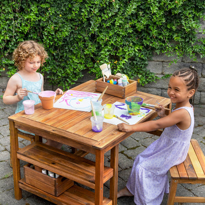 G78202 Martha Stewart Craft Table and Benches Lifestyle 2224 Detail