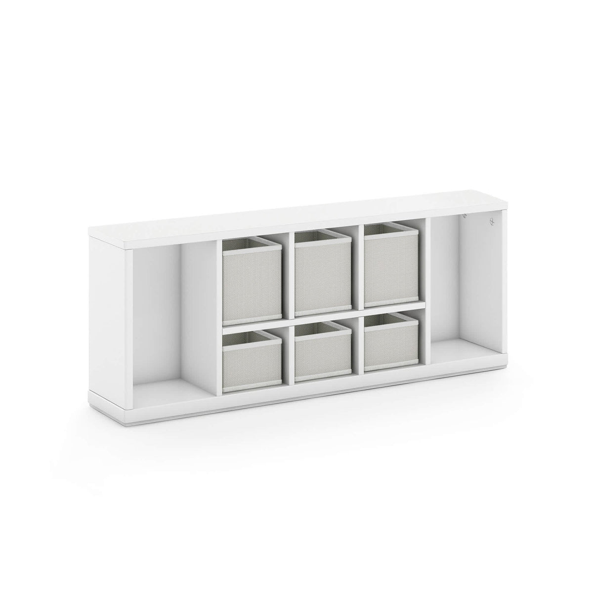 G77104 Martha Stewart Crafting Kids Cubby Organizer White | Linen White