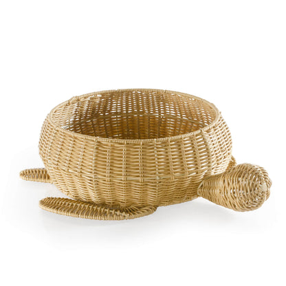 U6234 Sea Turtle Floor Wicker Basket Silo 1