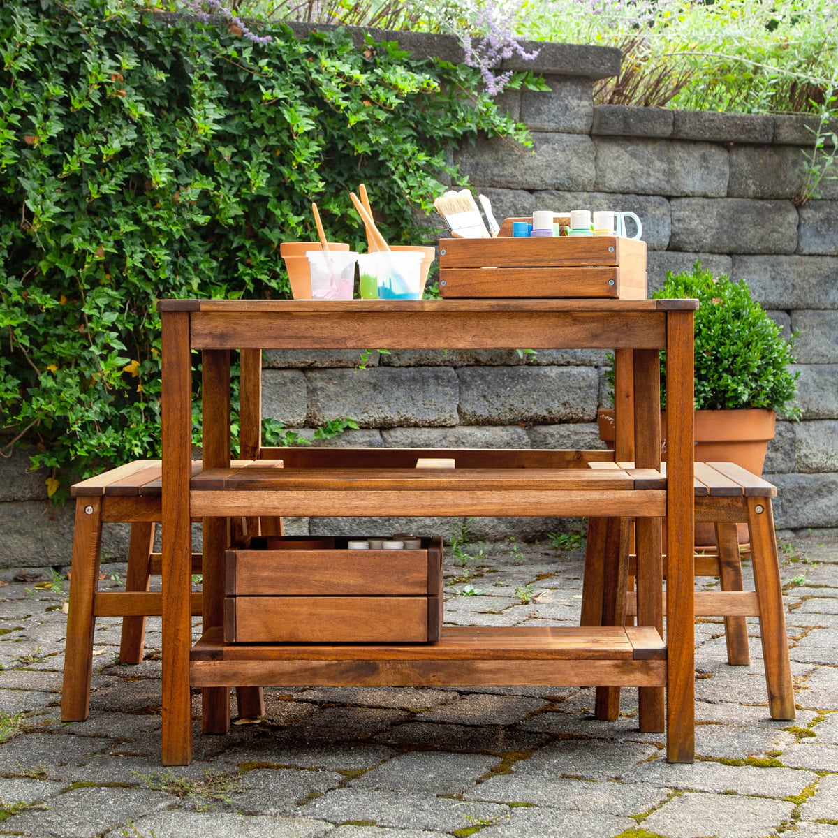 G78202 Martha Stewart Craft Table and Benches Env 2012 Detail