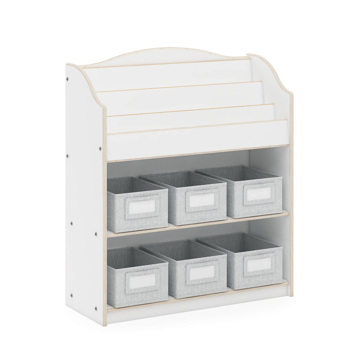 G80226 EdQ Essentials Book and Bin Browser White Main-1 | White