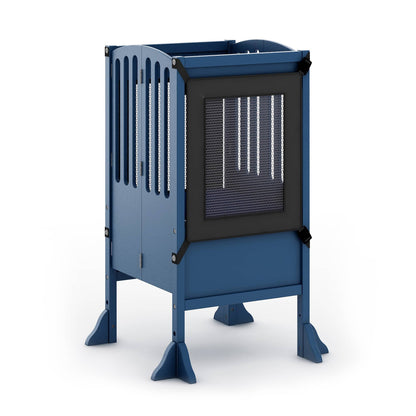 G97330 Contemporary Kitchen Helper Stool 2021Royal Navy Main1 | Royal Navy
