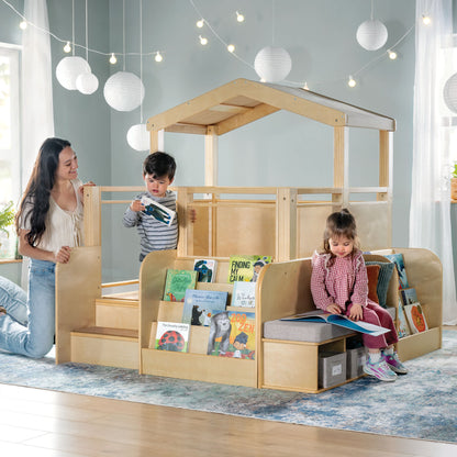 G97117 Cozy Corner Reading Loft Natural Life 9320 9414 9341 9356
