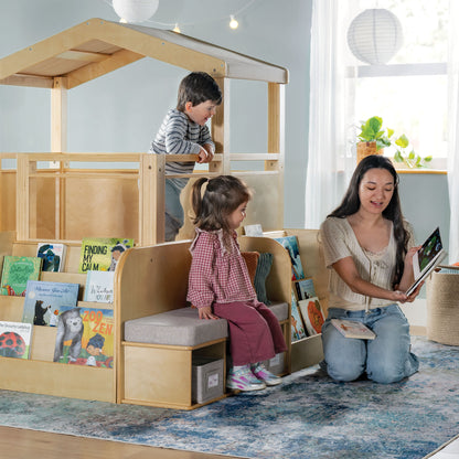 G97117 Cozy Corner Reading Loft Natural Life 9320 9360 9356