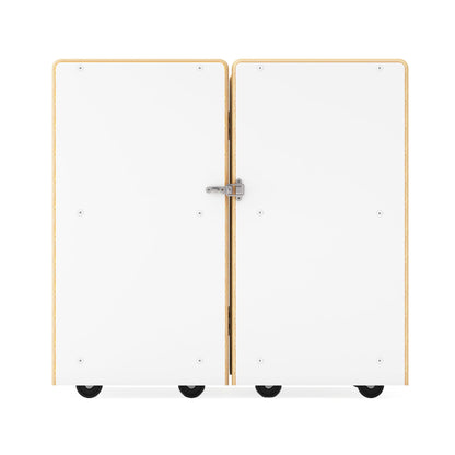 G80449 EdQ FoldLock Storage White Silo 2 Closed Side | White