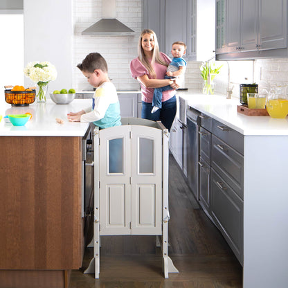 G97501 Martha Stewart Kitchen Helper Taupe Lifestyle | Taupe