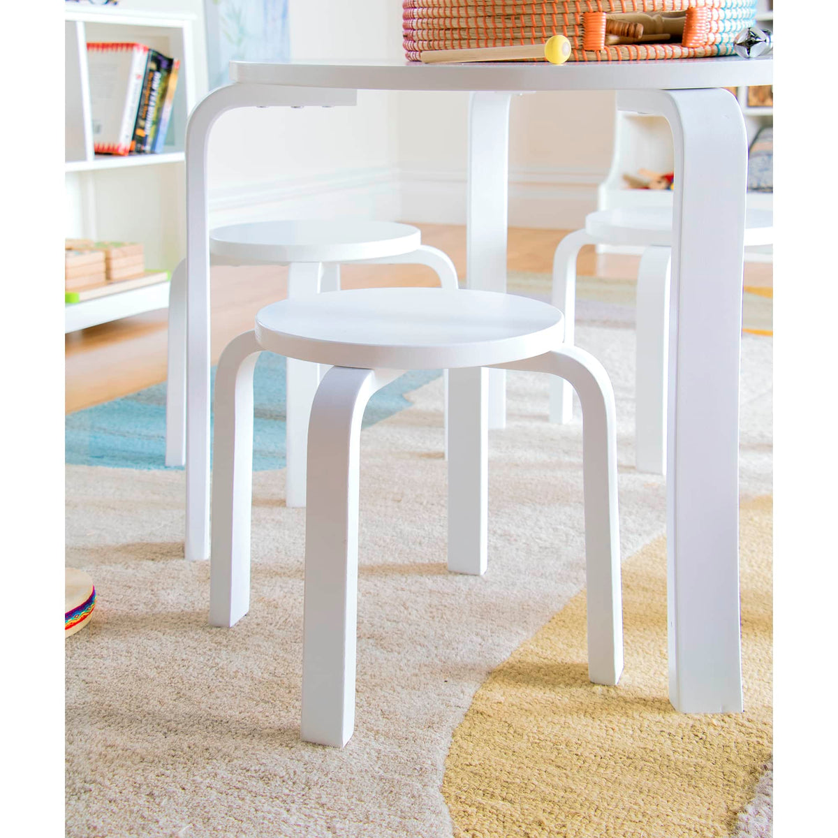 G81048 Nordic Table and Chair Set White Environmental Chair | White