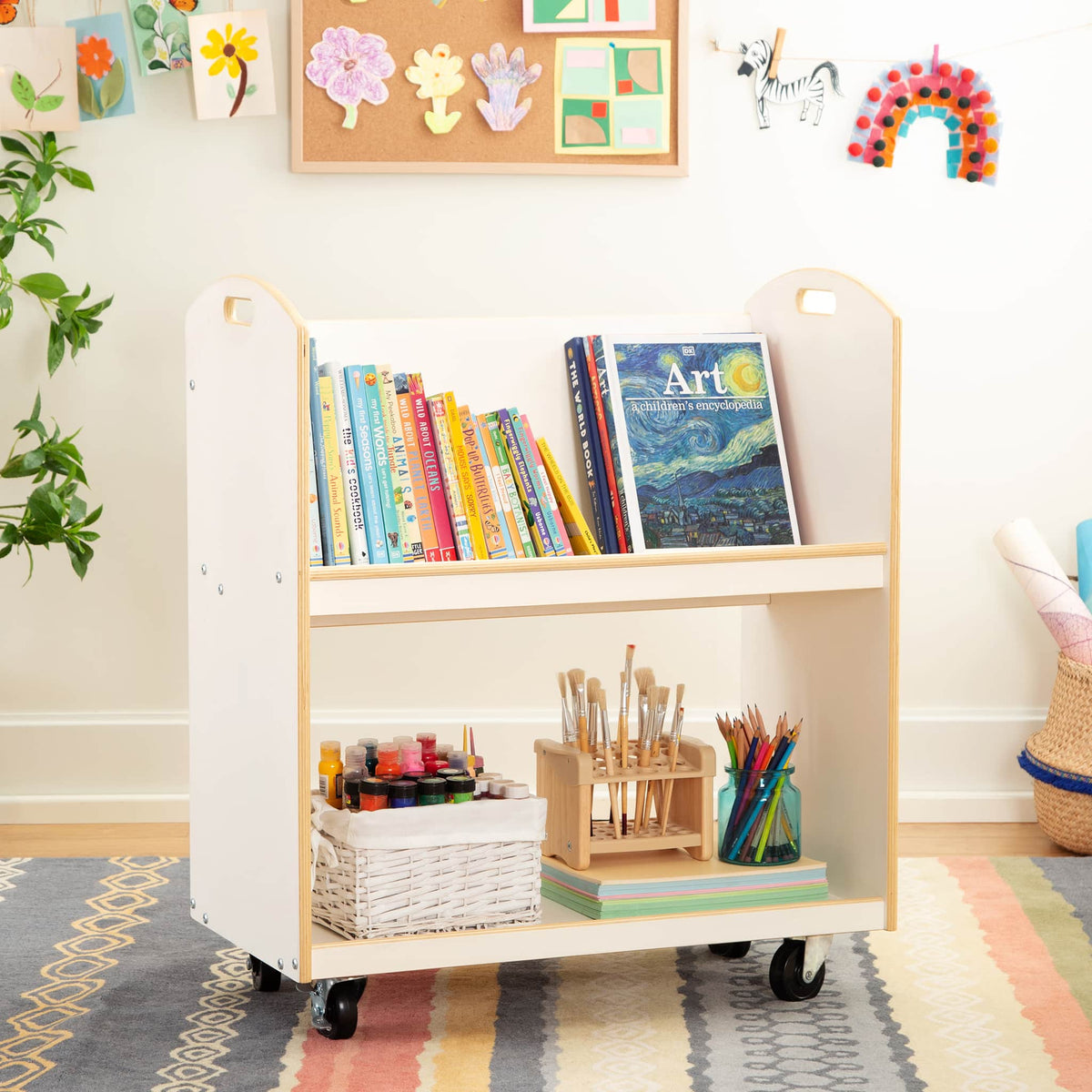 G80333 EdQ Book Cart White Env 1 | White