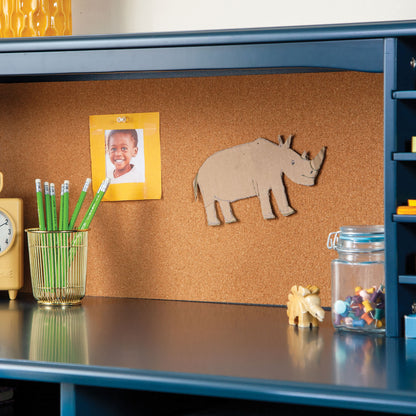 G27641 Media Desk Navy Env 6830 Detail | Navy