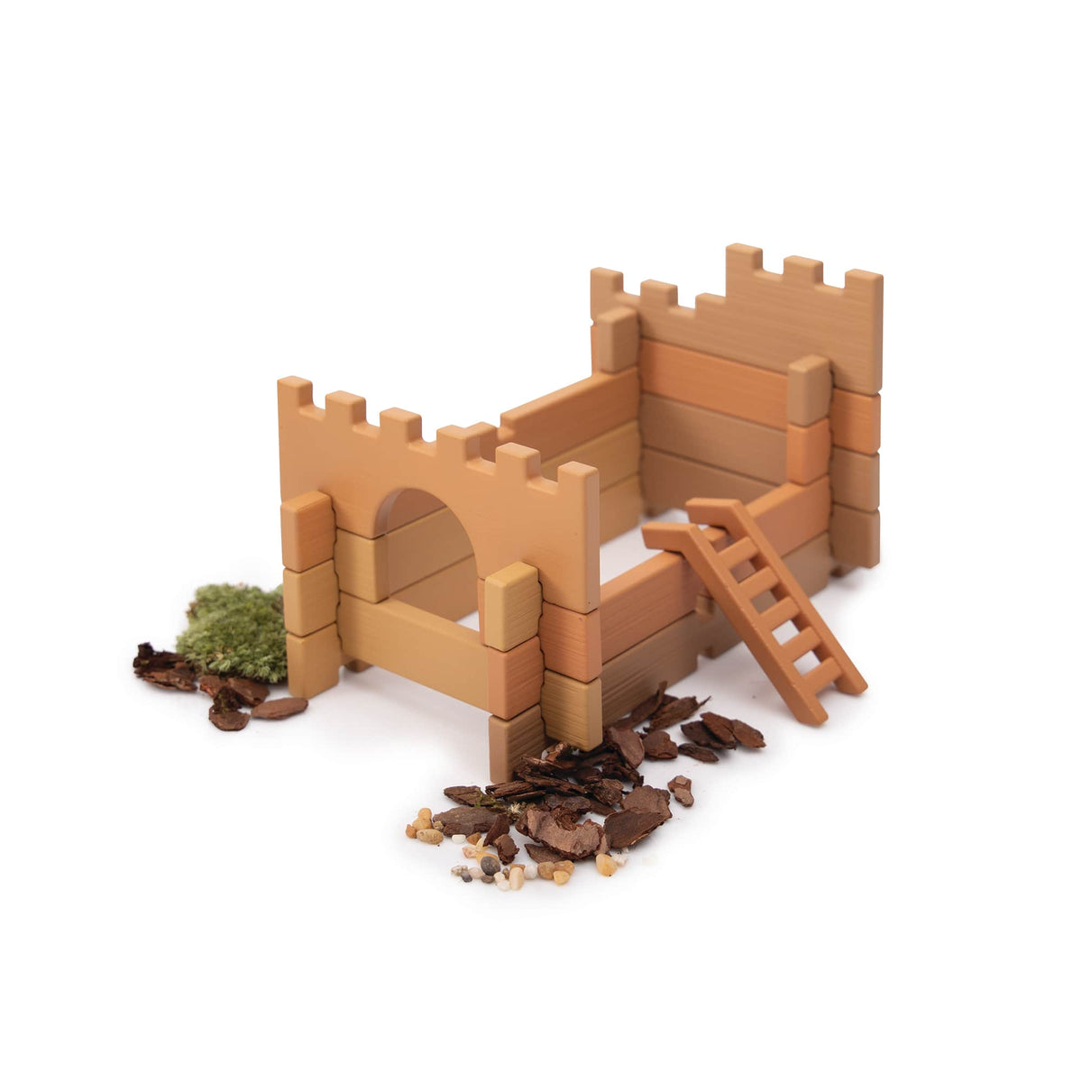 G6113 Tabletop Notch Blocks Western 129 pc. set Detail 1 | 129