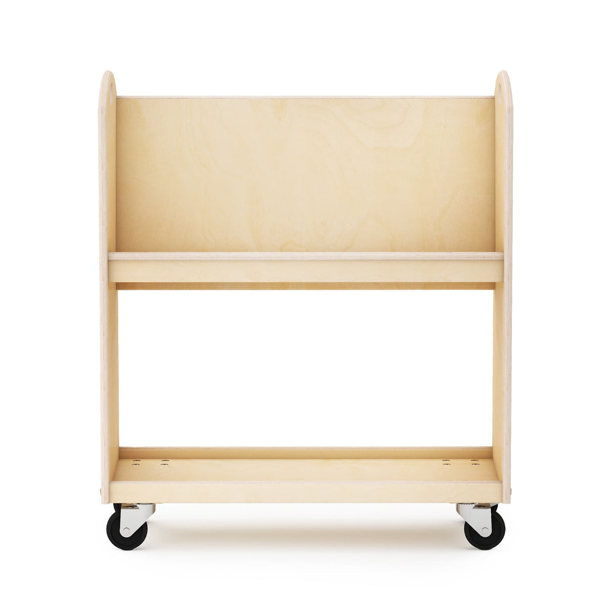 G80334 EdQ Book Cart Natural 2 Front | Natural
