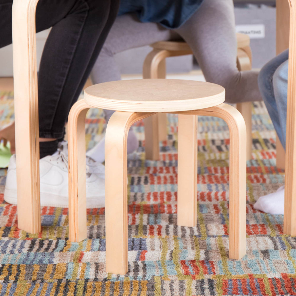 G81045 Nordic Table & Chairs Set Natural Lifestyle Detail 1 | Natural