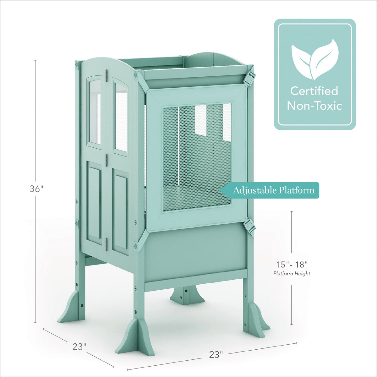 G97502 Martha Stewart Kitchen Helper Mint Dimensions | Mint