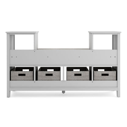 G76900 Martha Stewart Living and Learning Kids' Reading Nook Gray Back | Gray