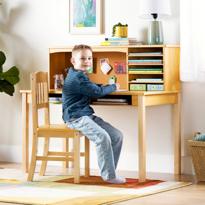 G27653 Media Desk Natural Lifestyle Main 3294 | Natural