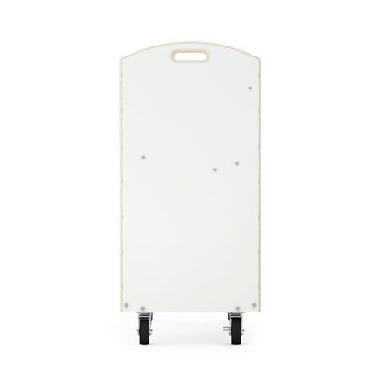G80333 EdQ Book Cart White 3 Side | White